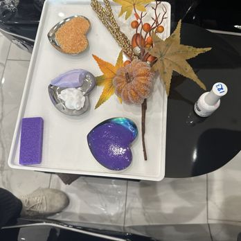 One 51 Nail Bar - Cute fall setup for my deluxe pedicure! - Nail Salons Near Me - San Antonio, Texas