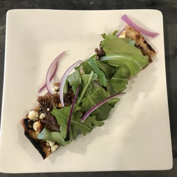 The Landing Restaurant - I honestly cannot remember what this was called other than "Delicious". Lamb for sure, on a flat bread made during class. - New American Near Me - Huddleston, Virginia The Landing Restaurant - I honestly cannot remember what this was called other than "Delicious". Lamb for sure, on a flat bread made during class. - New American Near Me - Huddleston, Virginia