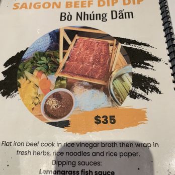Saigon Corner Restaurant - Good choice for do it yourself beef wrap with fermented FISH sauce. Good for sharing. - Soup Near Me - Las Vegas, Nevada Saigon Corner Restaurant - Good choice for do it yourself beef wrap with fermented FISH sauce. Good for sharing. - Soup Near Me - Las Vegas, Nevada
