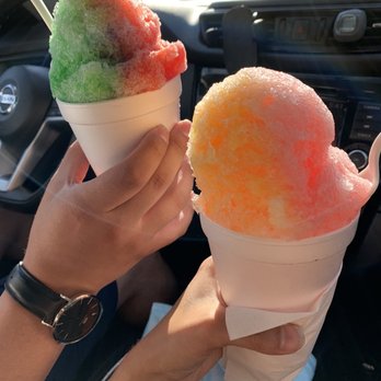 Pelican’s SnoBalls - Valley Stream - Right - mango and passion fruit - Shaved Ice Near Me - Valley Stream, New York Pelican’s SnoBalls - Valley Stream - Right - mango and passion fruit - Shaved Ice Near Me - Valley Stream, New York