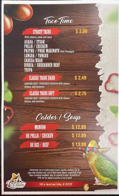Menu photo 3 La Casita Fresh Mex Grill Foley, AL