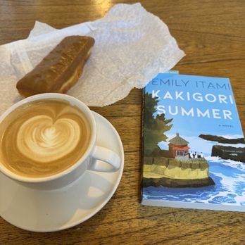 Aroma Coffee - Salted Maple Latte and Donut with a Summer Reading - Coffee & Tea Near Me - Fall City, Washington Aroma Coffee - Salted Maple Latte and Donut with a Summer Reading - Coffee & Tea Near Me - Fall City, Washington