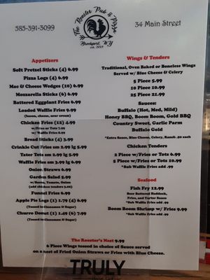 Menu photo 3 The Rooster Pub and Pizza Brockport, NY Menu photo 3 The Rooster Pub and Pizza Brockport, NY