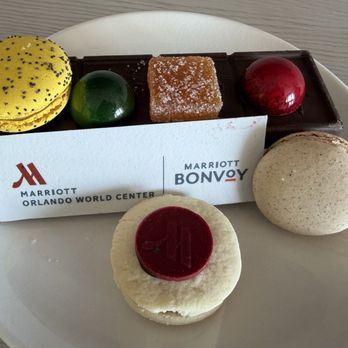 Orlando World Center Marriott - Thank you Marriott for the wonderful desserts in our room - Hotels Near Me - Orlando, Florida Orlando World Center Marriott - Thank you Marriott for the wonderful desserts in our room - Hotels Near Me - Orlando, Florida