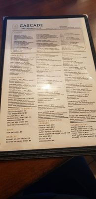 Menu photo 2 Cascade Lodge & Restaurant Lutsen, MN Menu photo 2 Cascade Lodge & Restaurant Lutsen, MN