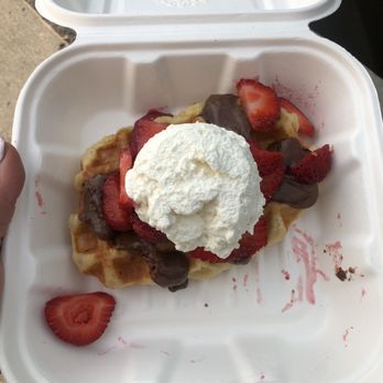 Waffle Love - Sad looking waffle. Aren't they suppose t be square or a circle? What the heck is this??? - Waffles Near Me - Provo, Utah Waffle Love - Sad looking waffle. Aren't they suppose t be square or a circle? What the heck is this??? - Waffles Near Me - Provo, Utah