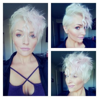 Grassroots Salon & Spa - My cut/color. I added in the pink conditioner the next morning in the shower. - Hair Salons Near Me - Layton, Utah Grassroots Salon & Spa - My cut/color. I added in the pink conditioner the next morning in the shower. - Hair Salons Near Me - Layton, Utah