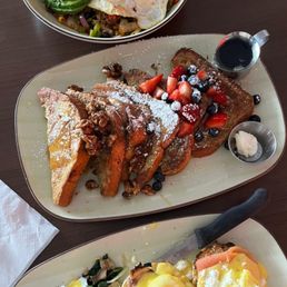Veggie Bowl, French Toast flight, Benedicts Flight Veggie Bowl, French Toast flight, Benedicts Flight