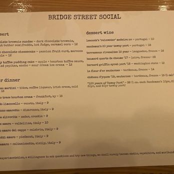 Bridge Street Social - Menu2 - Wine Bars Near Me - DeWitt, Michigan