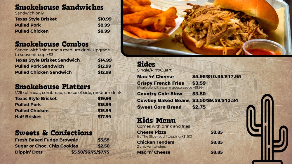 WHISTLESTOP SMOKEHOUSE Updated August 2024 11113 West Baldwin Rd