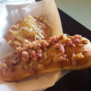 Mojo Donuts - The bacon log and apple pie donut - Donuts Near Me - Pembroke Pines, Florida Mojo Donuts - The bacon log and apple pie donut - Donuts Near Me - Pembroke Pines, Florida