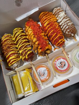 Two Hands Corn Dogs Round Rock by null