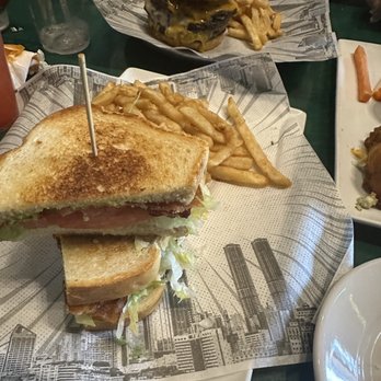ComicX Restaurant Bar & Store - Bruce's BLT and Infinity challenge burger - American Near Me - Phoenix, Arizona ComicX Restaurant Bar & Store - Bruce's BLT and Infinity challenge burger - American Near Me - Phoenix, Arizona
