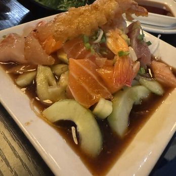 Yama Sushi Rainbow - Fish salad. It was a big portion so order this first lol - Sushi Bars Near Me - Las Vegas, Nevada