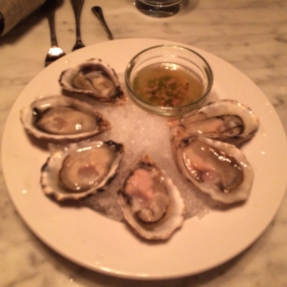 Firehouse Bistro - Yummmmmm the goodness that is oysterzzzzz - French Near Me - Woodside, California