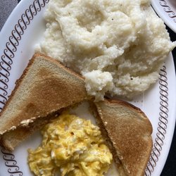 Waffle House - Grandview Dr - Toast, grits, and cheese eggs