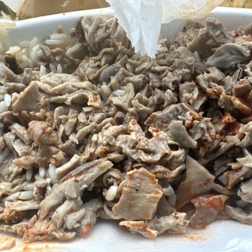 Chitterlings and rice Chitterlings and rice