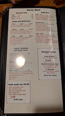 Menu photo 7 Kaikaki Japanese Restaurant Toronto, ON