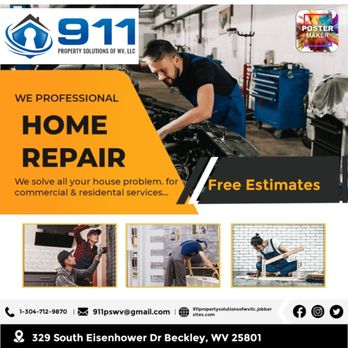 911 Property Solutions - Handyman Near Me - Beckley, West Virginia 911 Property Solutions - Handyman Near Me - Beckley, West Virginia
