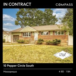 Debi Lucas - Compass Real Estate - Went Into Contract in Massapequa, New York in 5 days from viewing to fully executed. Call Debi Lucas @516-319-6202 to get your home sold.