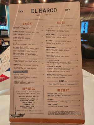 Menu photo 2 El Barco Boston, MA