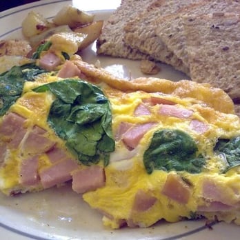 Fitzwater Cafe - Omelet with ham and spinach. - Breakfast & Brunch Near Me - Philadelphia, Pennsylvania Fitzwater Cafe - Omelet with ham and spinach. - Breakfast & Brunch Near Me - Philadelphia, Pennsylvania