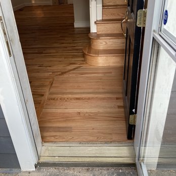 Integrity Home Services - An excellent floor refinish, and a completely rebuilt staircase. - Handyman Near Me Integrity Home Services - An excellent floor refinish, and a completely rebuilt staircase. - Handyman Near Me