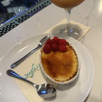 Seaglass Restaurant & Lounge - Crème brûlée and espresso martini - New American Near Me - Salisbury, Massachusetts Seaglass Restaurant & Lounge - Crème brûlée and espresso martini - New American Near Me - Salisbury, Massachusetts