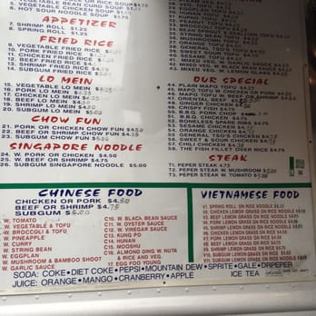 Kim's Oriental Food - Their menu! - Food Stands Near Me - Philadelphia, Pennsylvania Kim's Oriental Food - Their menu! - Food Stands Near Me - Philadelphia, Pennsylvania