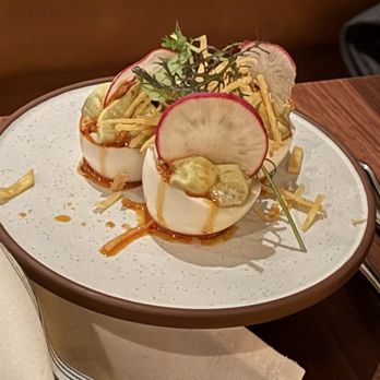 Oakleys Bistro - Deviled eggs - New American Near Me - Indianapolis, Indiana Oakleys Bistro - Deviled eggs - New American Near Me - Indianapolis, Indiana