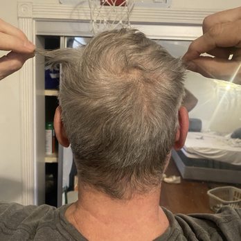 Floyd's 99 Barbershop - How uneven my hair is!! This is shocking!!  Men's Haircut Men's Haircut - Barbers Near Me - Burbank, California