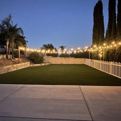 Stay Green Turf Designs and Putting Greens - Evening shot of the newly installed turf