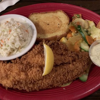 Hare and Hound Pub - Carolina Catfish, deep fried, tender, flaky, very tasty! Steamed vegetables and house coleslaw. True southern dish. - Pubs Near Me - Landrum, South Carolina Hare and Hound Pub - Carolina Catfish, deep fried, tender, flaky, very tasty! Steamed vegetables and house coleslaw. True southern dish. - Pubs Near Me - Landrum, South Carolina