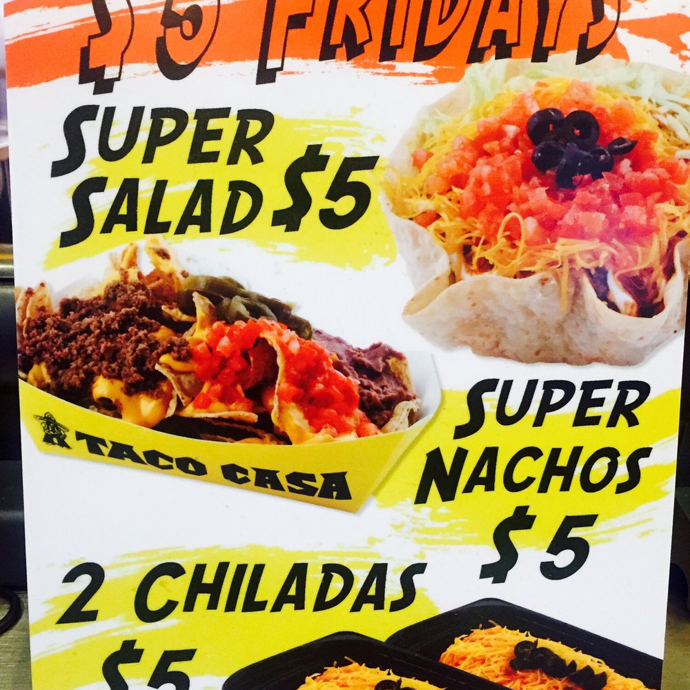 Taco Casa - $5 Friday. - Mexican Near Me - Roanoke, Texas Taco Casa - $5 Friday. - Mexican Near Me - Roanoke, Texas
