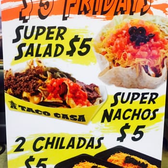 Taco Casa - $5 Friday. - Mexican Near Me - Roanoke, Texas