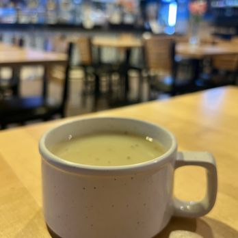 Ambrosia Greek Eatery - Avgolemono Soup: Homemade chicken broth, rice & creamy egg-lemon soup - Greek Near Me - Bartlett, Illinois Ambrosia Greek Eatery - Avgolemono Soup: Homemade chicken broth, rice & creamy egg-lemon soup - Greek Near Me - Bartlett, Illinois