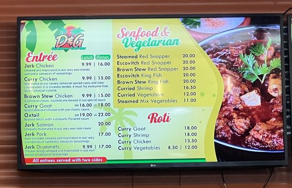 Menu photo 3 D&G Caribbean Grill+Bar Bowie, MD Menu photo 3 D&G Caribbean Grill+Bar Bowie, MD