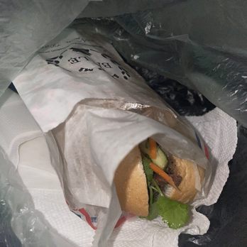 Banh Mi Ba Le - Beef Banh Mi with extra pate & extra butter - Vietnamese Near Me - Quincy, Massachusetts