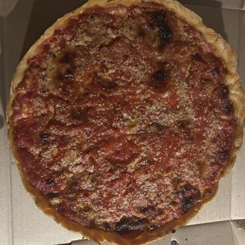 Lou Malnati's Pizzeria - Large - Deep Dish uncut butter crust pepperoni - Pizza Near Me - New Lenox, Illinois Lou Malnati's Pizzeria - Large - Deep Dish uncut butter crust pepperoni - Pizza Near Me - New Lenox, Illinois