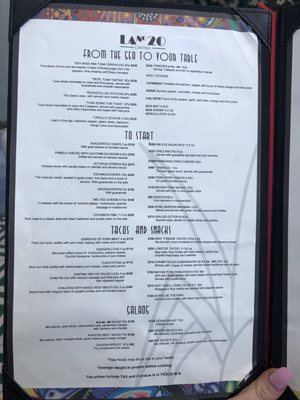 Menu photo 1 La No. 20 Cancún, ROO