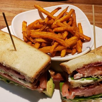 Yard House - Double BLT with sweet potato fries - New American Near Me - Sacramento, California Yard House - Double BLT with sweet potato fries - New American Near Me - Sacramento, California
