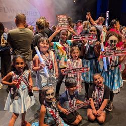 Elite Dance Company of Texas - HAPPY '24 EDCT STARS Competition Team after winning Overall 1st Place Small Group, Judge's Choice, and a Platinum Score at Grand Nationals.