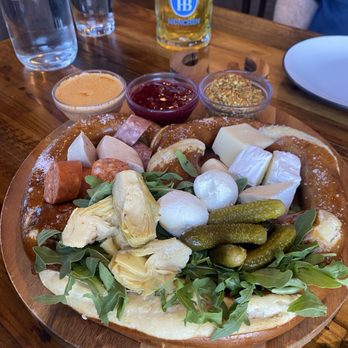 Edelweiss Pizza Pub Pastries - Cheese board with beer cheese added - Austrian Near Me - Reno, Nevada