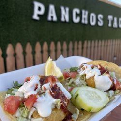 Pancho's Tacos - Shrimp tacos