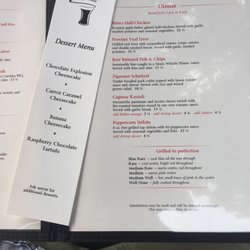 Capers Restaurant - Dinner and dessert