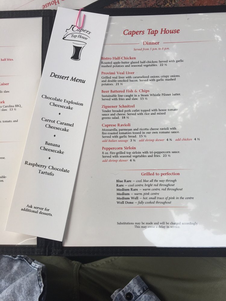 CAPERS RESTAURANT Updated July 2024 10 Reviews 28 Bridge Street W