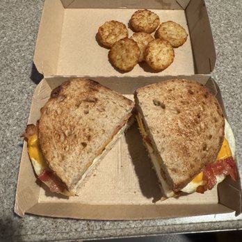 Dunkin' - Sourdough Breakfast Sandwich and Hash Browns - Coffee & Tea Near Me - Hayward, California Dunkin' - Sourdough Breakfast Sandwich and Hash Browns - Coffee & Tea Near Me - Hayward, California