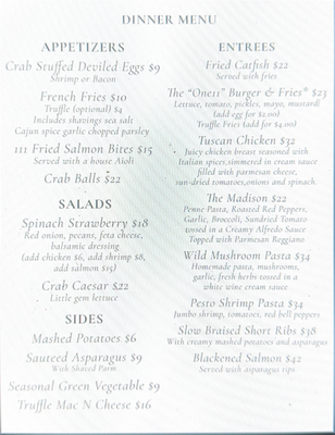 Menu photo 6 One11Madison Memphis, TN