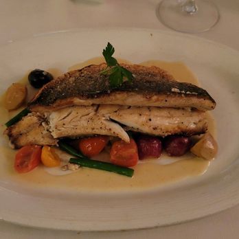 Vintner Grill - Seared Mediterranean Sea Bass - New American Near Me - Las Vegas, Nevada