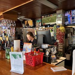 Duffy's Tavern - Behind the bar.